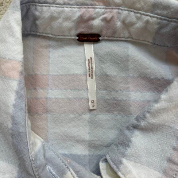 Free People Loveland Plaid Shirt - Picture 7 of 10